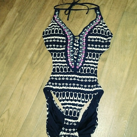 Nanette Lepore Other - Nanette Lepore small embellished bathing suit